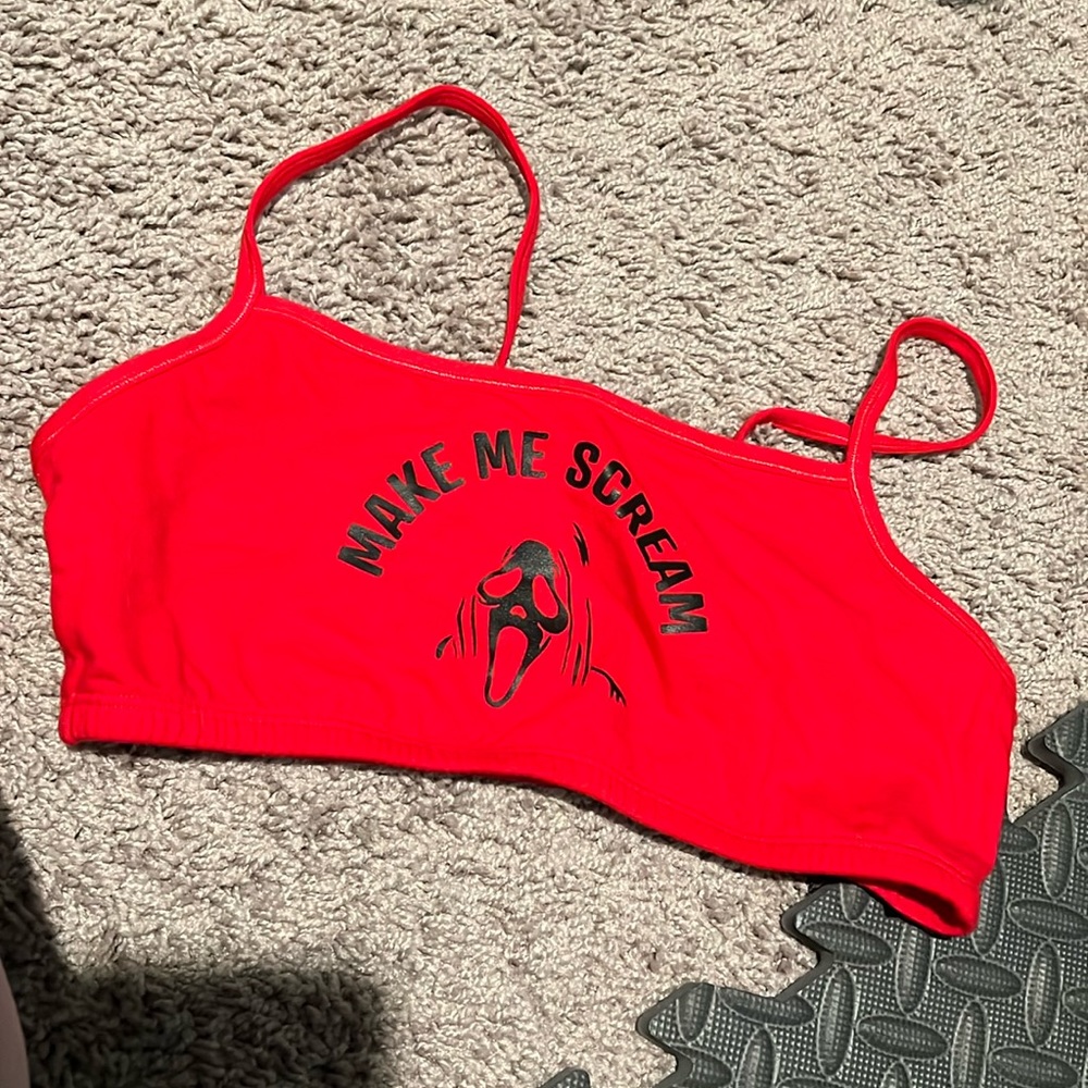 Ghost-face Bralette
